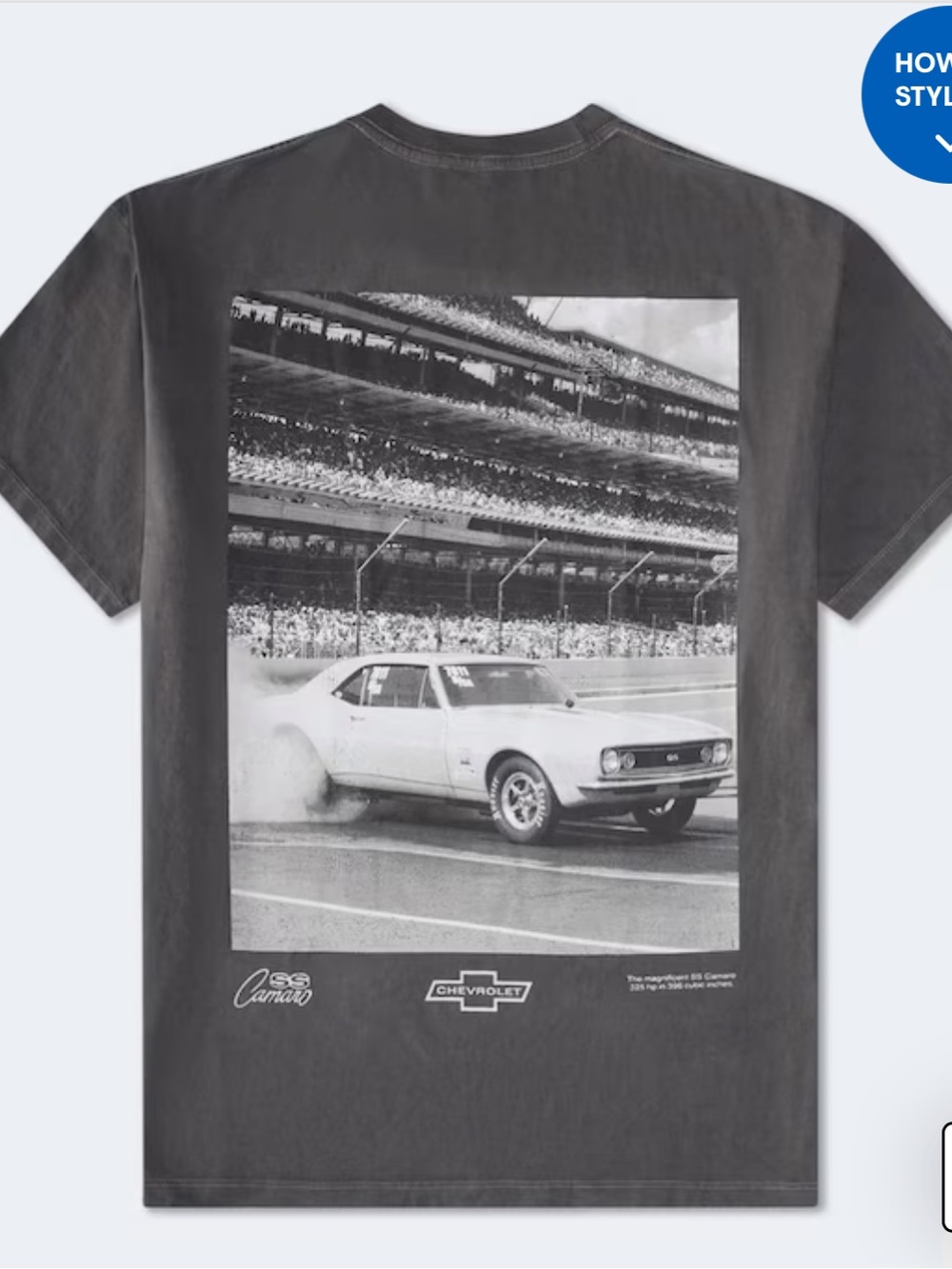 Chevy Camaro SS Relaxed Graphic Tee